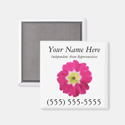 Avon Magnetisch Visitekaartje Magneet (Voorkant / Achterkant)