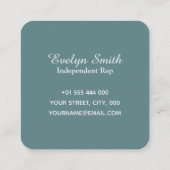 Avon Marketing Beauty Vierkante Visitekaartje (Achterkant)