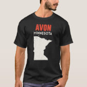 Avon Minnesota USA State America Travel Minnesotan T-shirt (Voorkant)