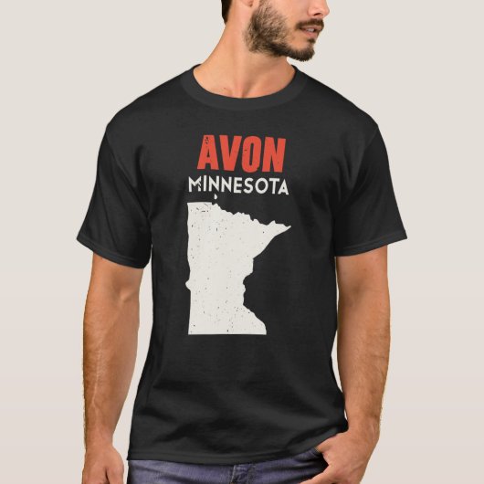 Avon Minnesota USA State America Travel Minnesotan T-shirt (Voorkant)