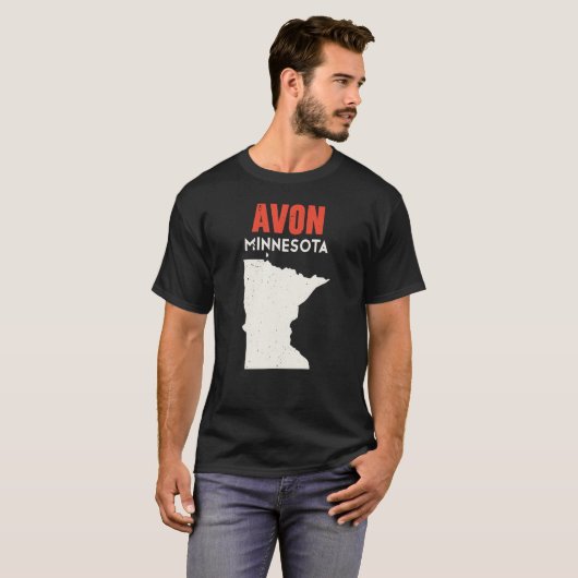 Avon Minnesota USA State America Travel Minnesotan T-shirt (Voorkant volledig)