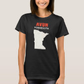 Avon Minnesota USA State America Travel Minnesotan T-shirt (Voorkant)