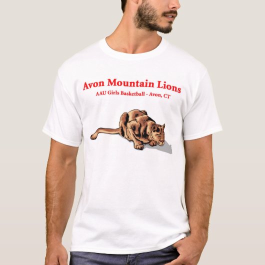 Avon Mountain Lions - AAU-Shirt T-shirt (Voorkant)