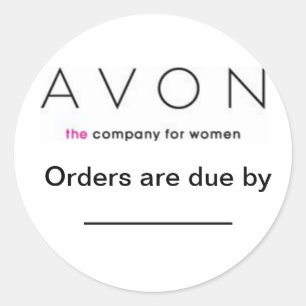 Avon Order-labels Ronde Sticker