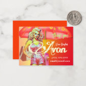 Avon Party Dank u Notitiekaartje (Voorkant / Achterkant in situ)