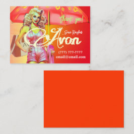 Avon Party Dank u Notitiekaartje