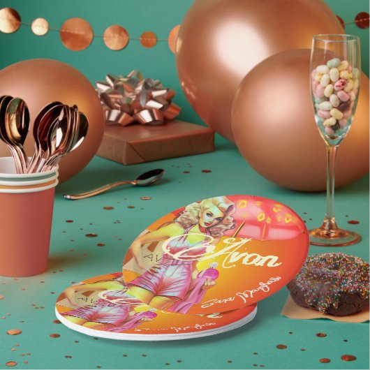 Avon Party Dank u Papieren Bordje (Multi)