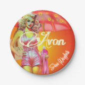 Avon Party Dank u Papieren Bordje (Voorkant)