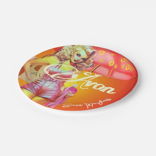 Avon Party Dank u Papieren Bordje (Gekanteld)