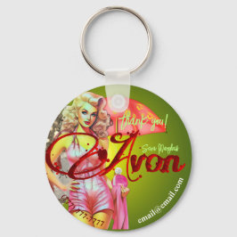 Avon Party Dank u Sleutelhanger