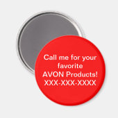 AVON Product Magnet (Voorkant / Achterkant)