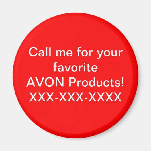AVON Product Magnet (Voorkant)