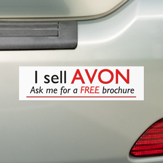 Avon Professional Adverteren Bumpersticker (Op auto)