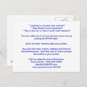 AVON Recruiting Post Card Briefkaart (Voorkant / Achterkant)