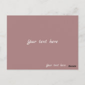 Avon Representative Briefkaart (Achterkant)