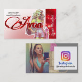 Avon Representative Instagram Visitekaartje (Voorkant / Achterkant)