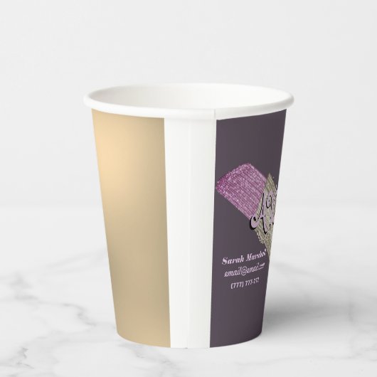 Avon Representative Papieren Bekers (Rechts)