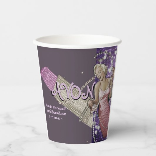 Avon Representative Papieren Bekers (Voorkant)