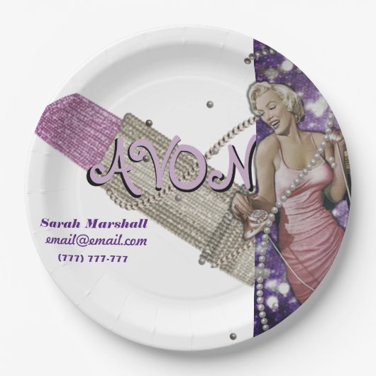 Avon Representative Papieren Bordje (Voorkant)