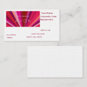 Avon Sales Representative Visitekaartje (Voorkant / Achterkant)