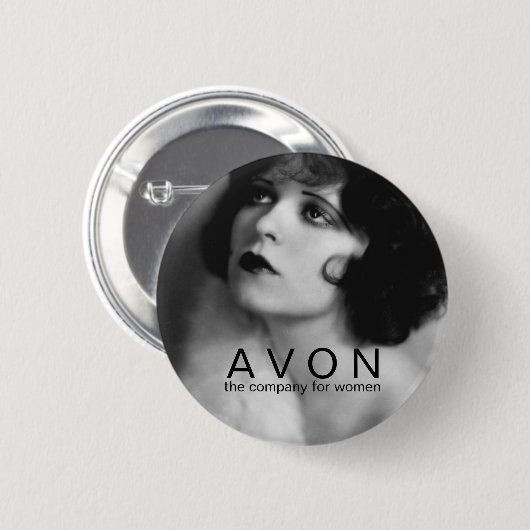 AVON-schoonheidsknop Ronde Button 5,7 Cm (Voorkant /achterkant)