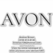Avon Sticker (Voorkant)