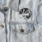 AVON  uitziende knop Ronde Button 5,7 Cm (In situ)