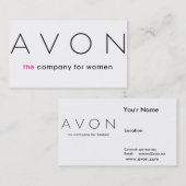 Avon Visitekaartje (Voorkant / Achterkant)