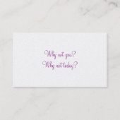 Avon Visitekaartje (Achterkant)