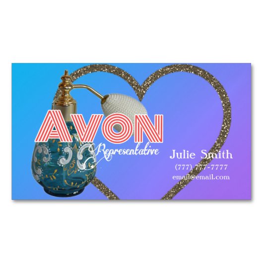 Avon Visitekaartje Magnet Magnetisch Visitekaartje (Voorkant)