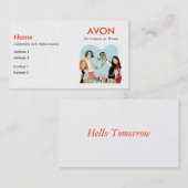 Avon Visitekaartjes - Pearl (Voorkant / Achterkant)