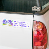 Avon wil je bumpersticker (Op Truck)