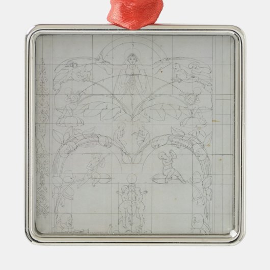 Avond 1803 metalen ornament (Voorkant)