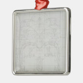 Avond 1803 metalen ornament (Links)