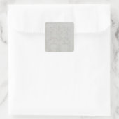 Avond 1803 vierkante sticker (Tas)