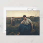 Avond 1860 briefkaart (Voorkant / Achterkant)