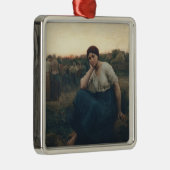 Avond 1860 metalen ornament (Rechts)