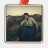 Avond 1860 metalen ornament (Voorkant)