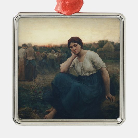 Avond 1860 metalen ornament (Voorkant)