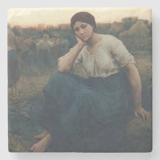 Avond 1860 stenen onderzetter (Voorkant)