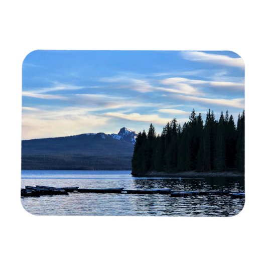 Avond aan Crescent Lake, OR Magneet (Horizontaal)