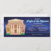 Avond aan de Museum Ticket Feest Event Kaart (Voorkant)