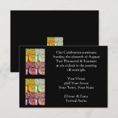 Avond-affaire 'Onze feestdag blijft' uitnodigen Kaart (Voorkant / Achterkant)