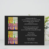 Avond-affaire uitnodiging (grote rechthoek) (Staand voorkant)