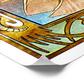 Avond, Alphonse Mucha Poster (Hoek)