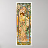 Avond, Alphonse Mucha Poster (Voorkant)