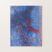 Avond (Avond): De Rode Boom - Piet Mondriaan Legpuzzel (Verticaal)