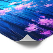 Avond bij de Bloeiende Stroom Poster (Hoek)