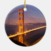 "Avond bij de Golden Gate Bridge" ornamenten (Achterkant)