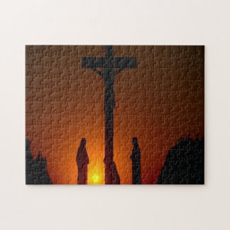 Avond bij het kruis van de kroonkast legpuzzel